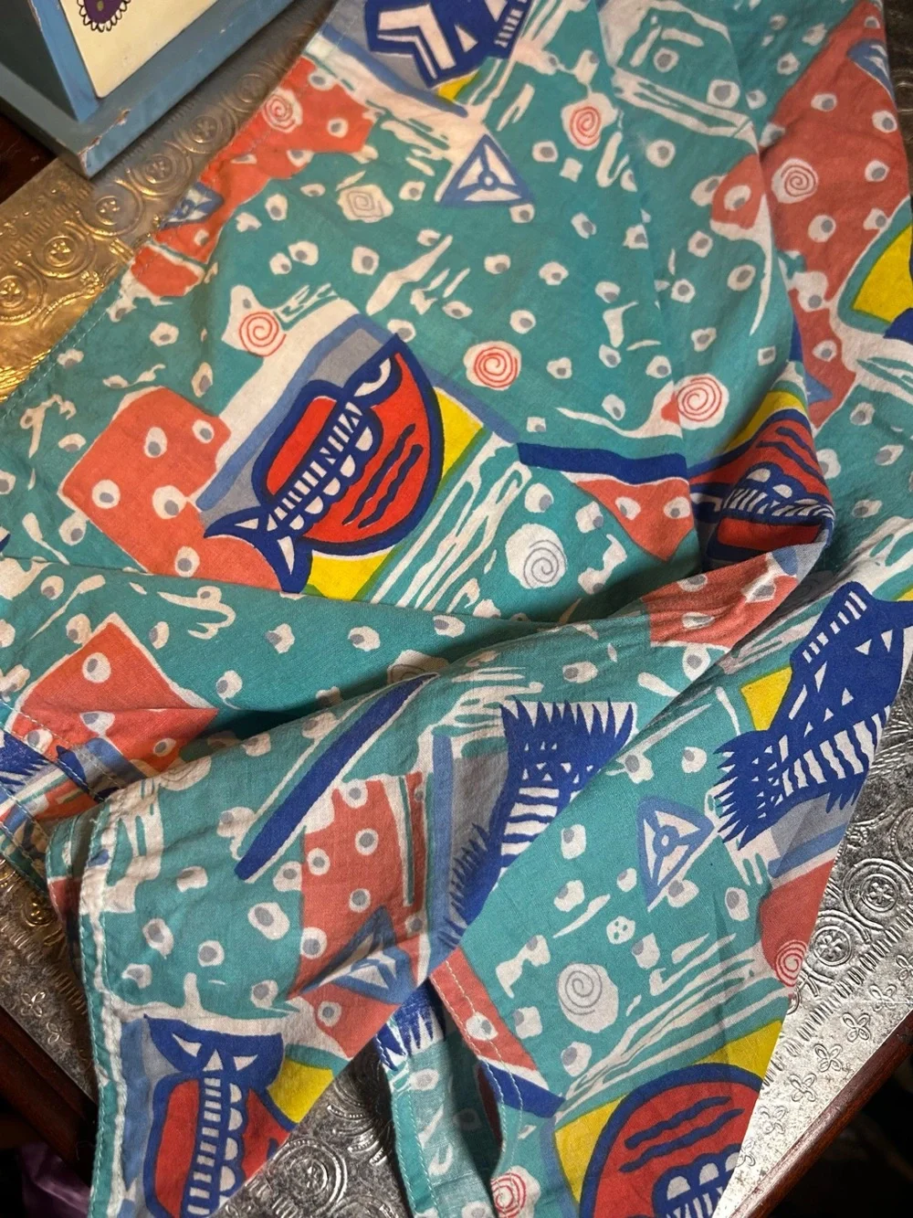 Vintage Abstract Napkins (Set of 3)